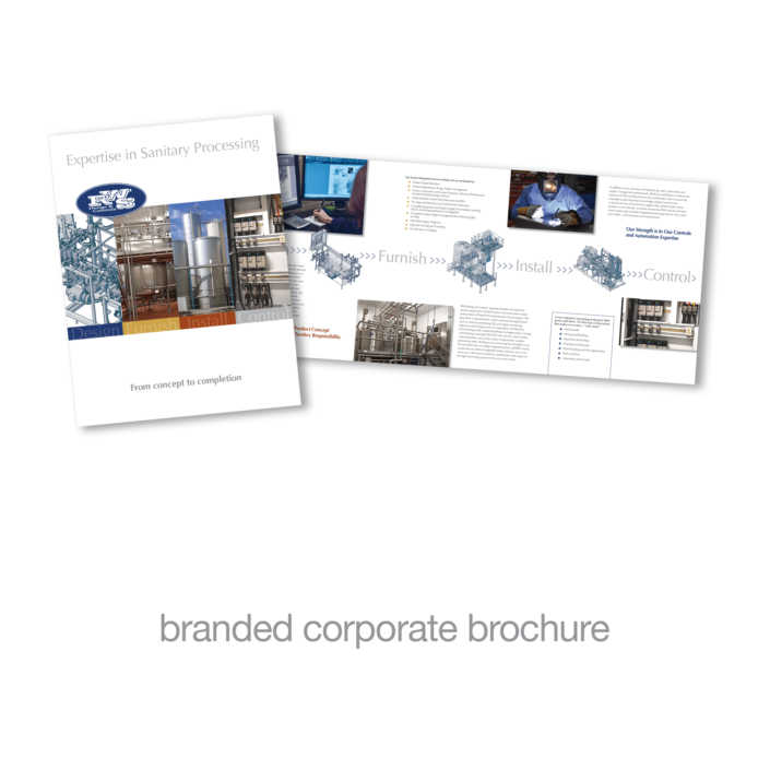 branded corporate brochure