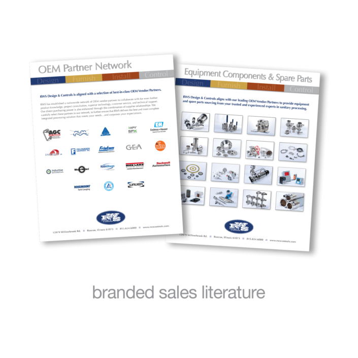 branded sales literature