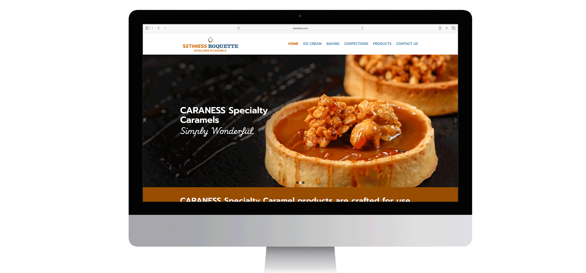 CARANESS Website Sethness Roquette Caraness website