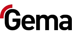 Gema logo product finishing equipment