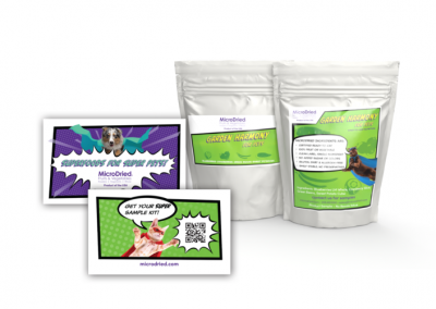 MicroDried print advertising