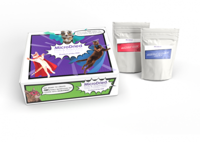 MicroDried packaging support