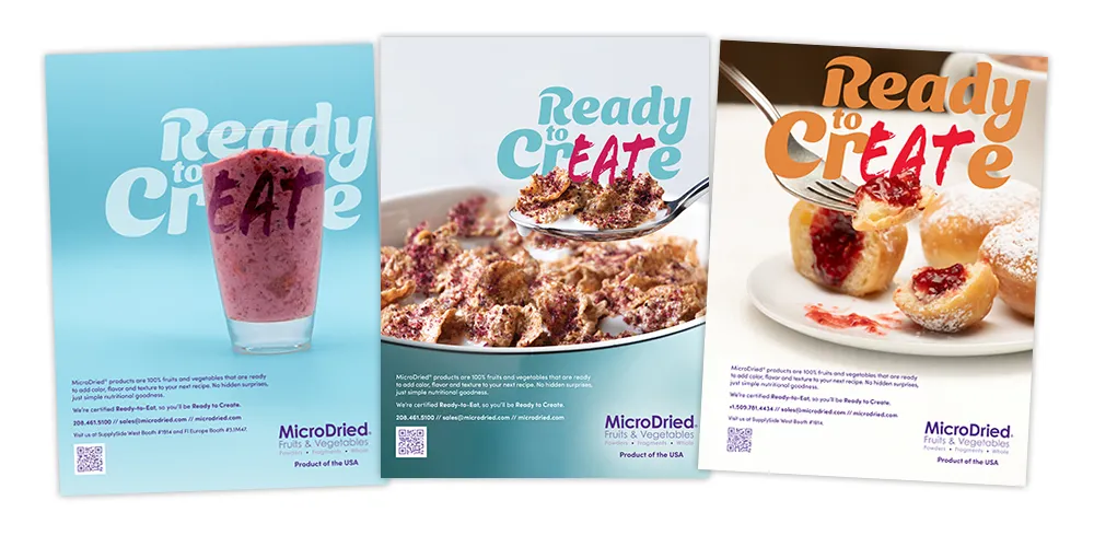 PrintAds MicroDried print advertising